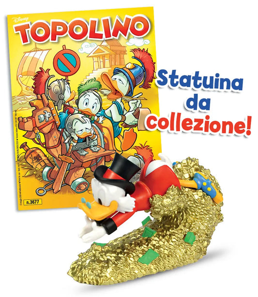 TOPOLINO 3677 CON GADGET STATUINA DI ZIO PAPERONE
