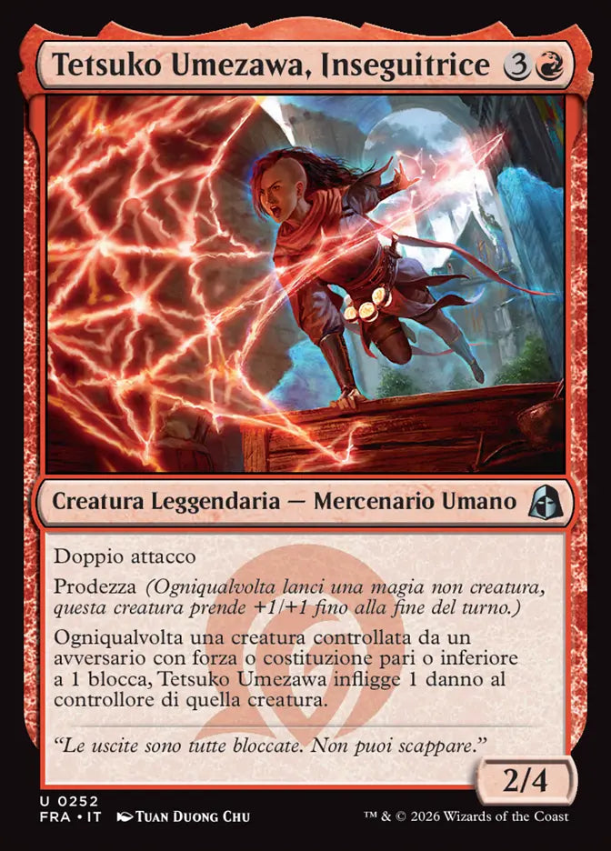 Frattura della Realtà 252 Tetsuko Umezawa, Inseguitrice