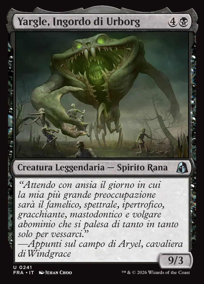 Frattura della Realtà 241 Yargle, Ingordo di Urborg