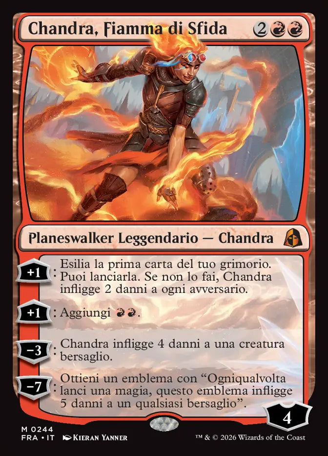 Frattura della Realtà 244 Chandra, Fiamma di Sfida