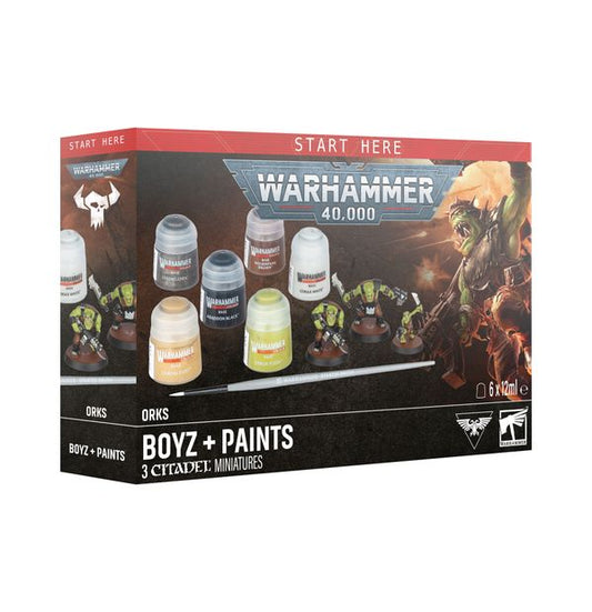 Warhammer 40,000 Orks, Boyz + Paints