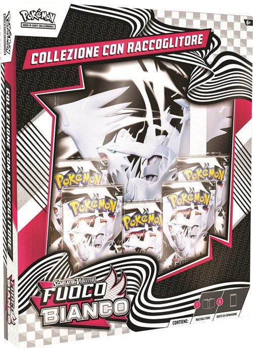 Pokemon Fuoco Bianco Collezione con raccoglitore