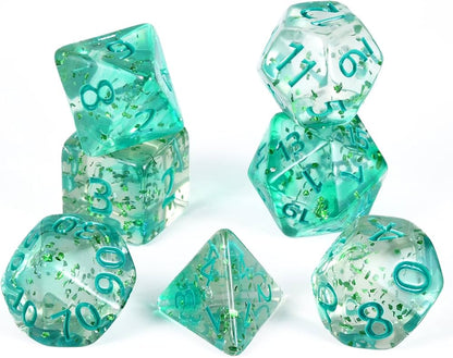 Dadi set completo in box di plastica VARI COLORI