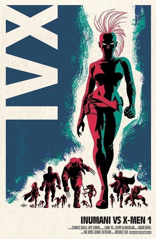 Inumani vs X-Men edizione variant cover dal n 1 al n. 3 + Preludio  -