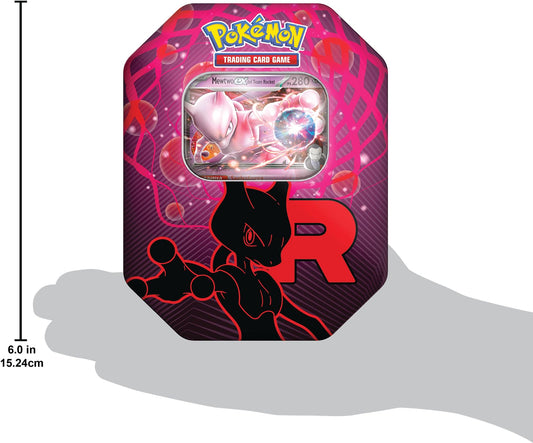 POKEMON TIN DA COLLEZIONE TEAM ROCKET MEWTO EX