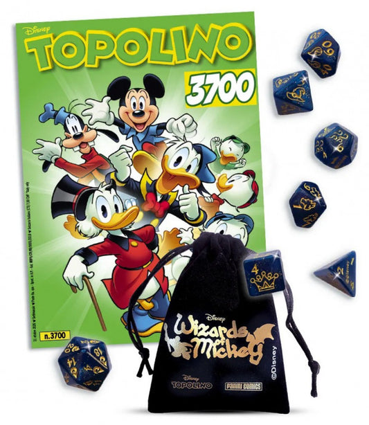 TOPOLINO 3700 CON GADGET DADI DA GIOCO DI WIZARDS OF MICKEY