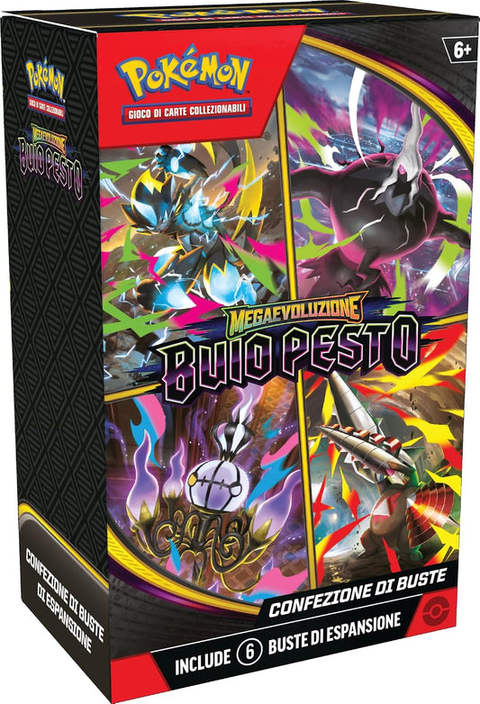 Pokemon megaevoluzioni Buio Pesto Bundle 6 Buste