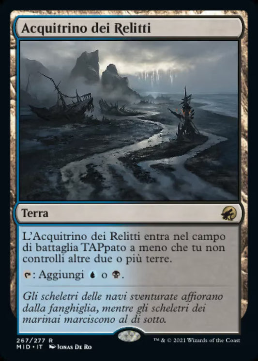 Innistrad caccia di mezzanotte 421 Acquitrino dei Relitti foil