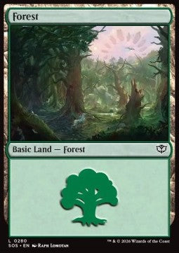 I Segreti di Strixhaven 280 Foresta v. 2