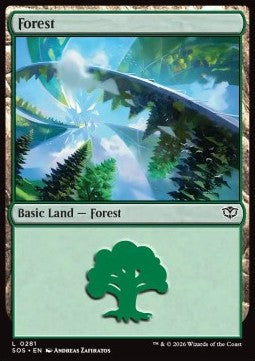 I Segreti di Strixhaven 281 Foresta v. 3