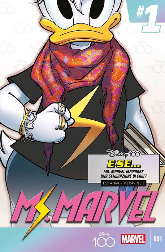 Uomo Ragno 832 VARIANT DISNEY100 di PERISSINOTTO MS MARVEL