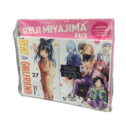 REIJI MIYAJIMA PACK - THE SHIUNJI FAMILY CHILDREN 01 + RENT A GIRLFRIEND 27