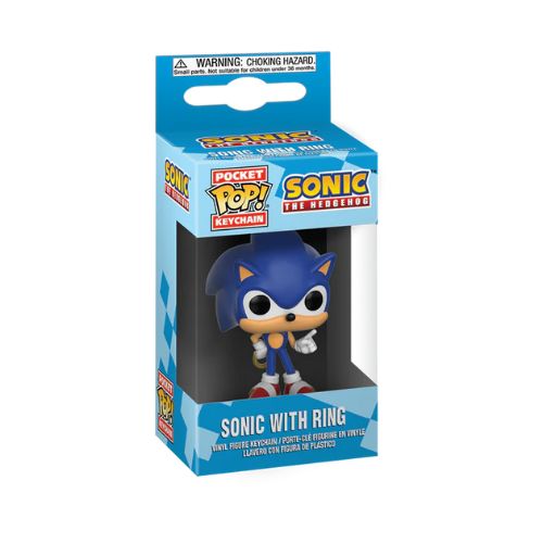Pop keychain Sonic with Ring