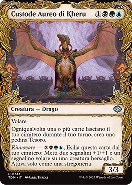 Tarkir la Dracotempesta 313 Custode Aureo di Kheru extra