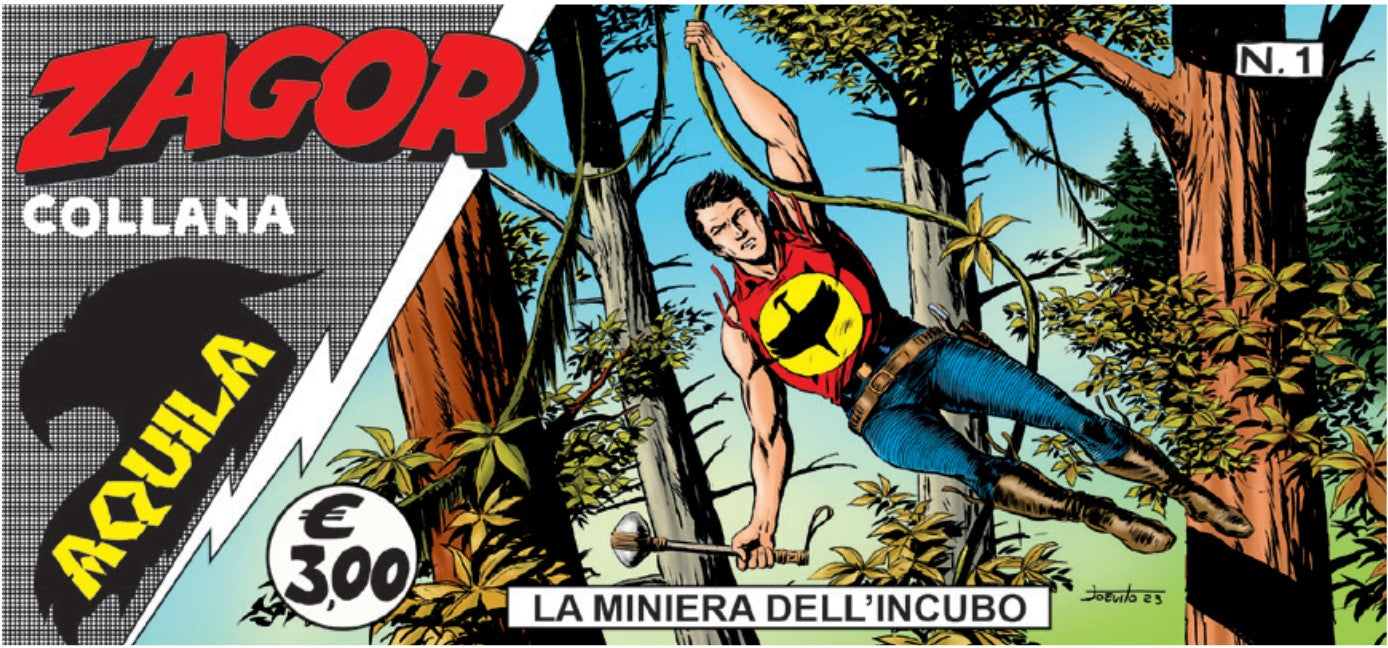 Zagor collana aquila - La miniera dell'incubo - strisicia 1
