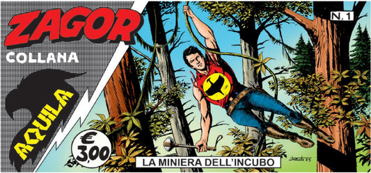 Zagor collana aquila 1-8 serie completa Bonelli