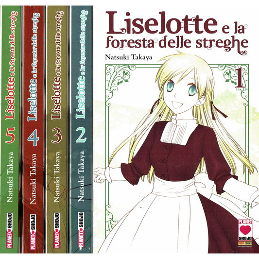 LISELOTTE E LA FORESTA DELLE STREGHE 1-5 completa panini