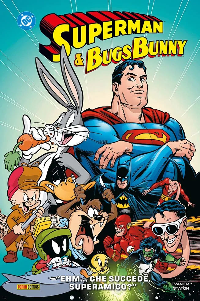 SUPERMAN & BUGS BUNNY "EHM... CHE SUCCEDE, SUPER-AMICO?"