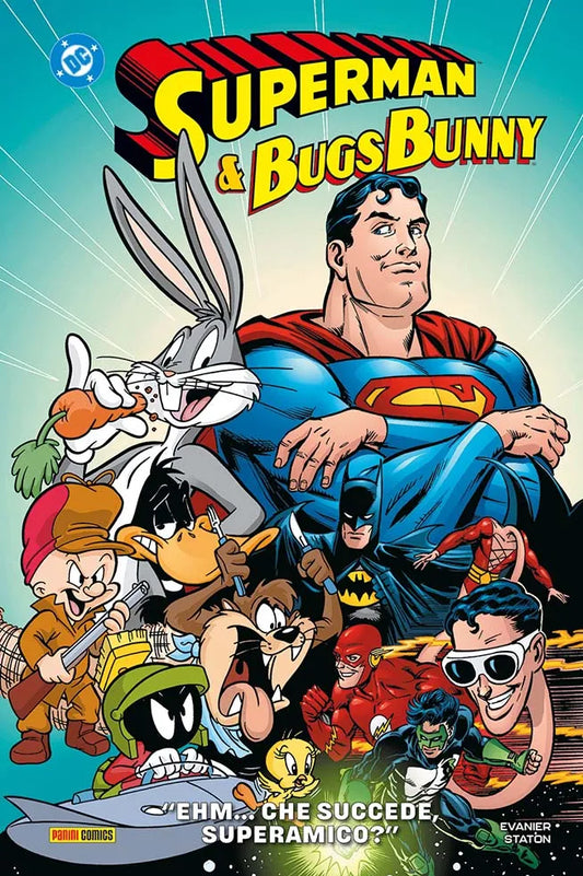 SUPERMAN & BUGS BUNNY "EHM... CHE SUCCEDE, SUPER-AMICO?"