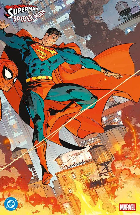SUPERMAN/SPIDER-MAN 1 VARIANT DI JORGE GIMENEZ