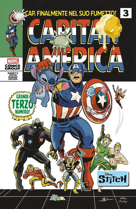 CAPITAN AMERICA 190 STITCH VARIANT