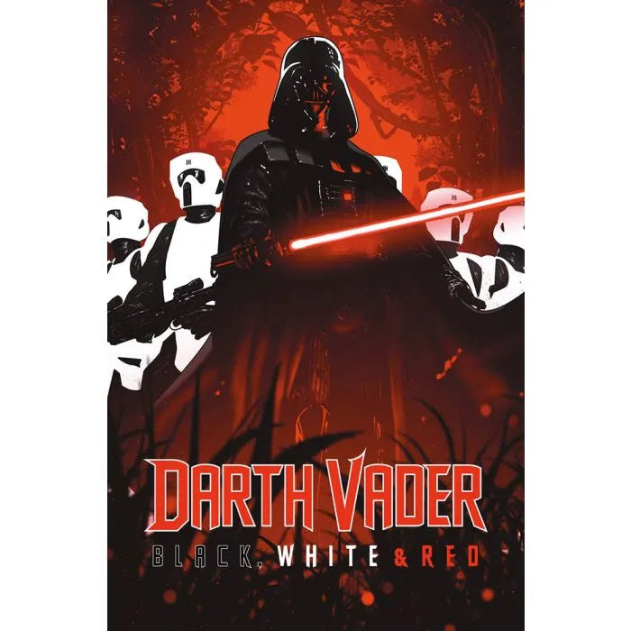 Star wars DARTH VADER BLACK WHITE & RED