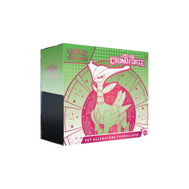 POKEMON CRONOFORZE FOGLIAFERREA SCARLATTO E VIOLETTO SET ALLENATORE FUORICLASSE ITA