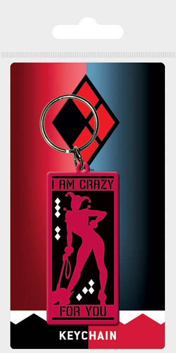 DC COMICS – HARLEY QUINN RETRO – Portachiavi in Gomma 5 cm