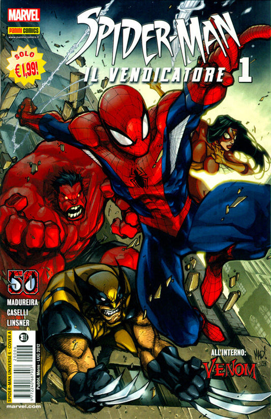 SPIDER-MAN IL VENDICATORE 1 COVER A-B-C-D panini
