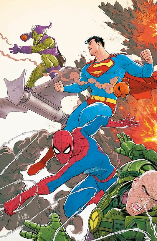 SUPERMAN/SPIDER-MAN 1 VARIANT DI MIKEL JANIN