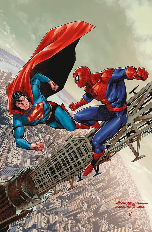 SUPERMAN/SPIDER-MAN 1 VARIANT DI RAFA SANDOVAL