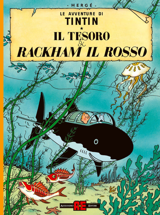 LE AVVENTURE DI TINTIN 12 IL TESORO DI RACHAM IL ROSSO 390