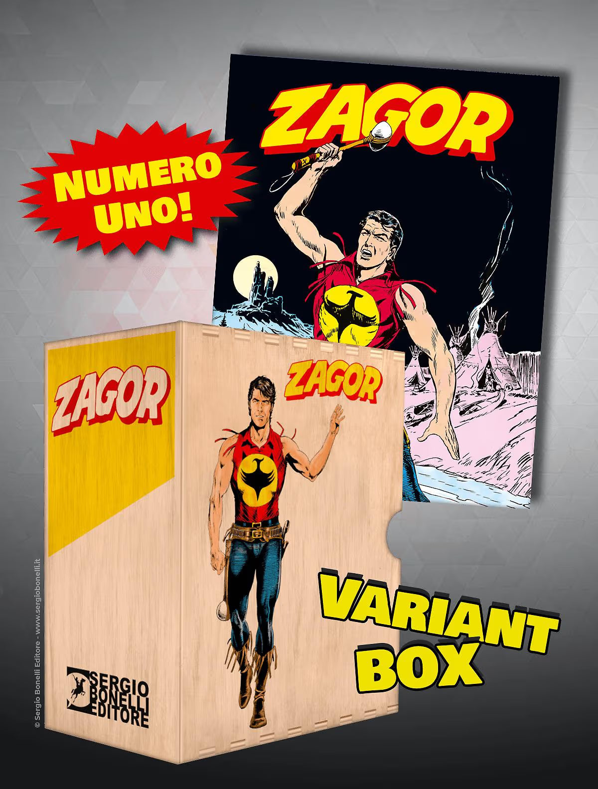 Raccoglitore Fumetti Zagor con ristampa variant 1