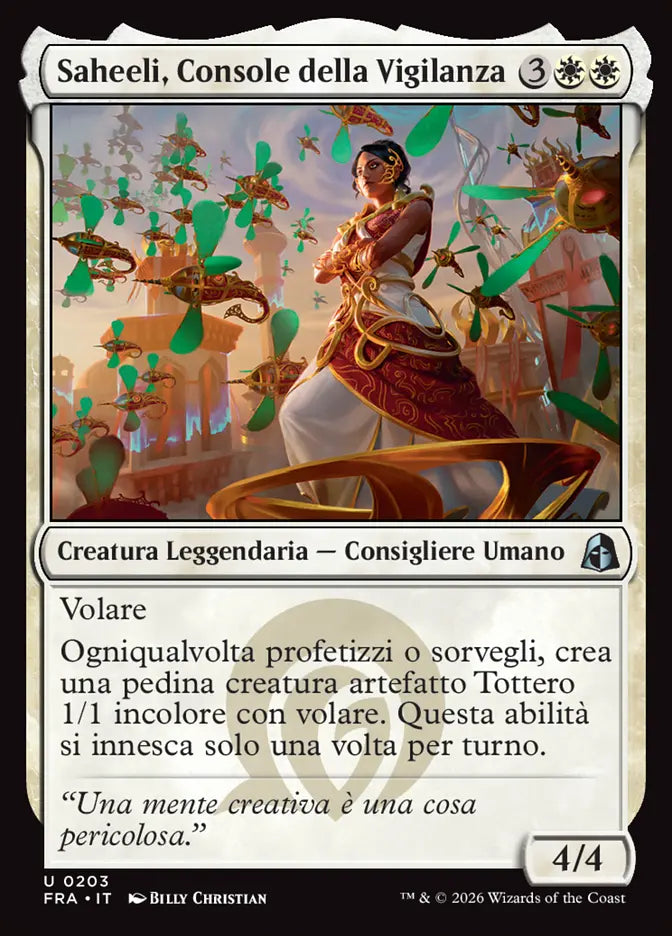 Frattura della Realtà 203 Saheeli, Console della Vigilanza