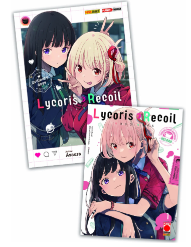 LYCORIS RECOIL ORDINARY DAYS (ROMANZO) + LYCORIS RECOIL RELOAD 1 BUNDLE
