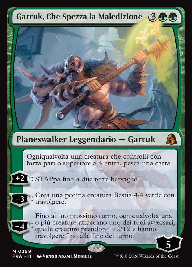 Frattura della Realtà 259 Garruk, Che Spezza la Maledizione