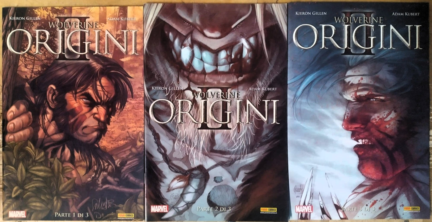 WOLVERINE LE ORIGINI II 1/3 completa panini