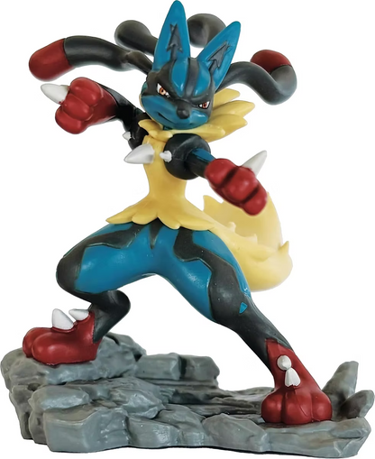 Pokemon collezione con statuina MEGA LUCARIO EX
