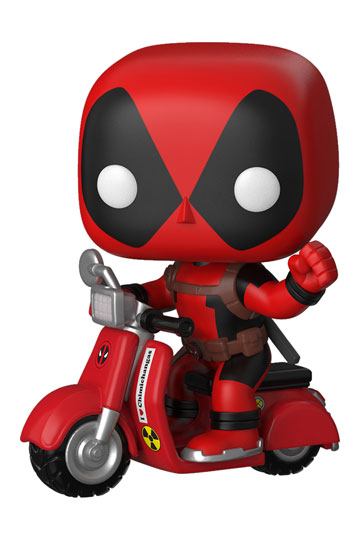 Deadpool POP! 48 Rides Vinyl Figure Deadpool & Scooter 9 cm