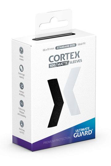 Bustine protettive Ultimate Guard Cortex Sleeves Matte Standard Size (100) - Black
