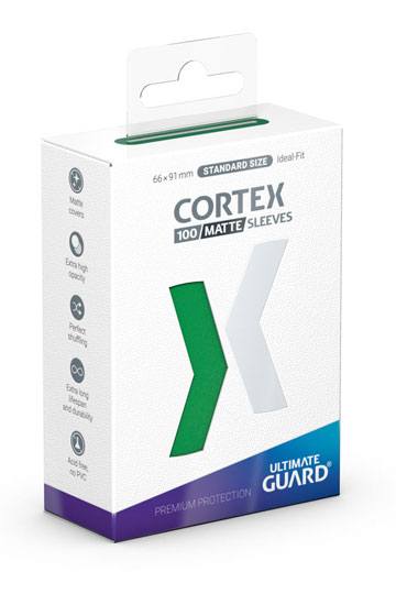 Bustine protettive Ultimate Guard Cortex Sleeves Matte Standard Size (100) - Green