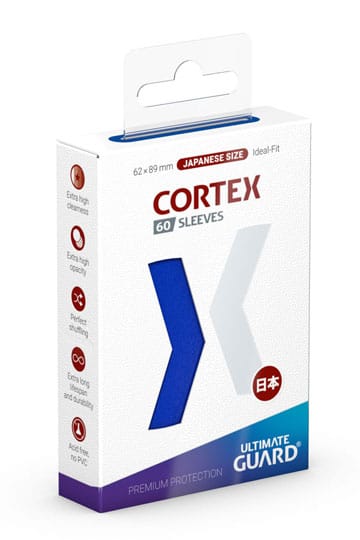 Bustine protettive Ultimate Guard Cortex Sleeves Japanese Size (60) - Blue