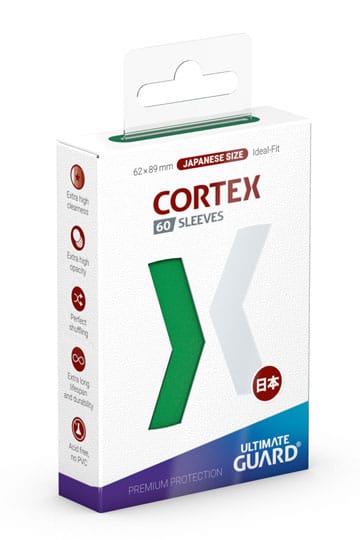 Bustine protettive Ultimate Guard Cortex Sleeves Japanese Size (60) - Green