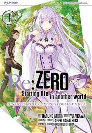 Re:Zero stagione IV il manga Il santuario e la Strega dell'avidità 1