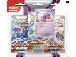 Pokemon Scarlatto e violetto 02 - blister da 3 buste 10 carte +1 promo