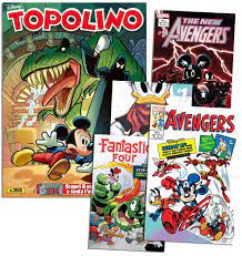 TOPOLINO 3535 + LITOGRAFIE MARVEL 5, 6, 7, 8 (DI 12)