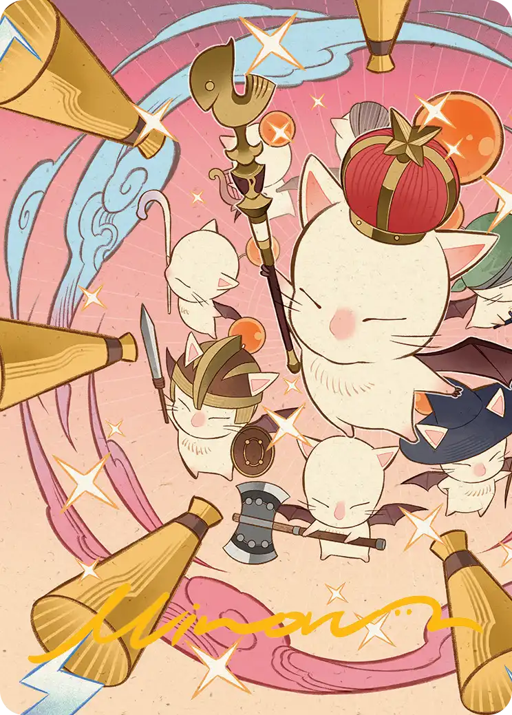 Final Fantasy Illustrazione 522 Invocazione: Good King Moggle Mog XII (41)