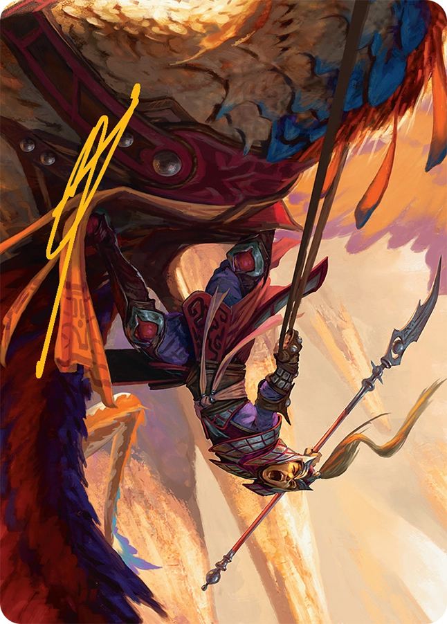 Tarkir la Dracotempesta 399 Lanciera Cavalcadraghi illustrazione (3)