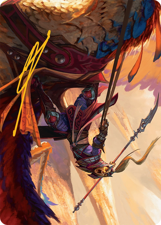Tarkir la Dracotempesta 399 Lanciera Cavalcadraghi illustrazione (3)