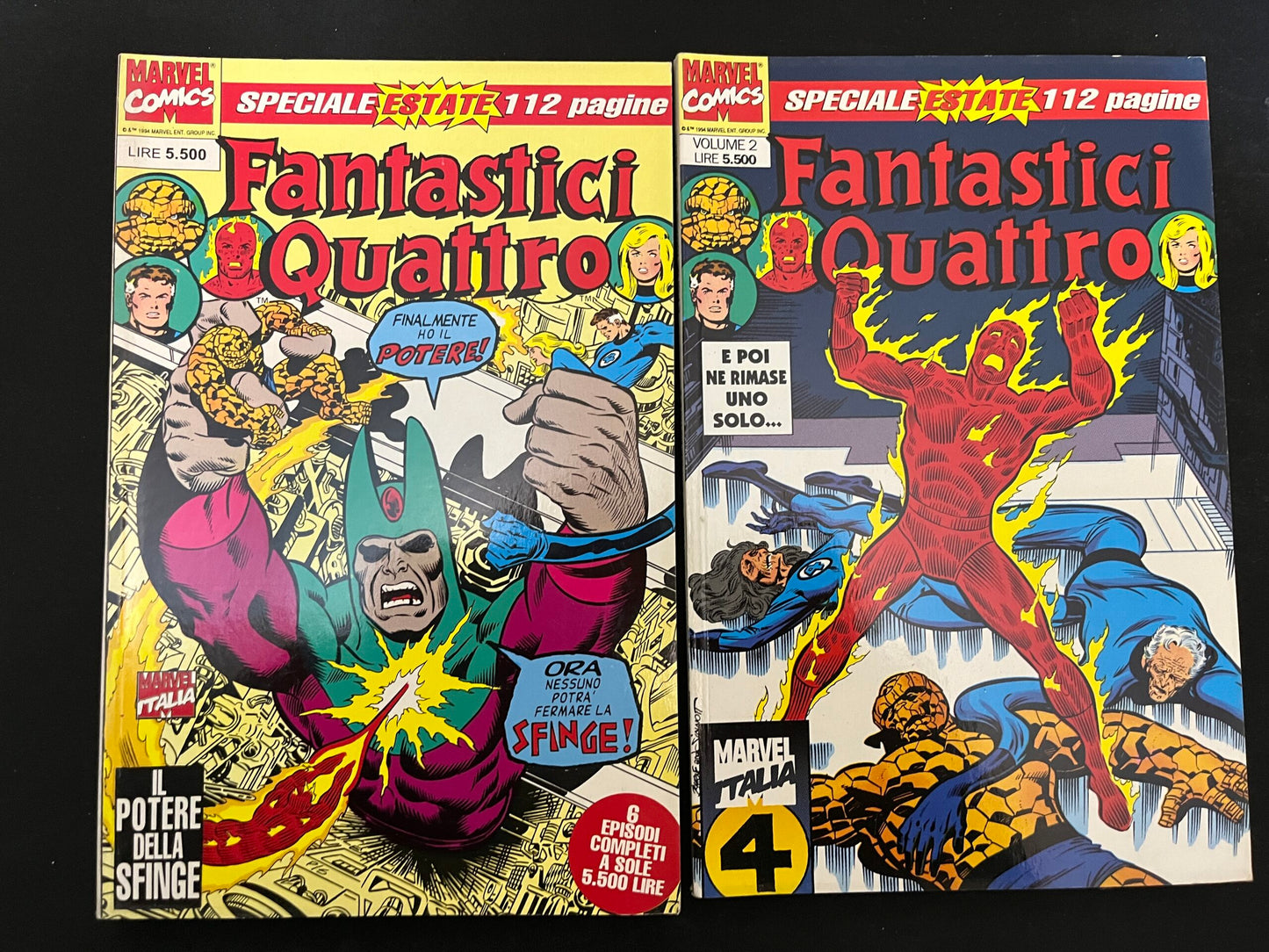 FANTASTICI QUATTRO SPECIALE ESTATE 1-2 SAGA COMPLETA MARVEL ita
